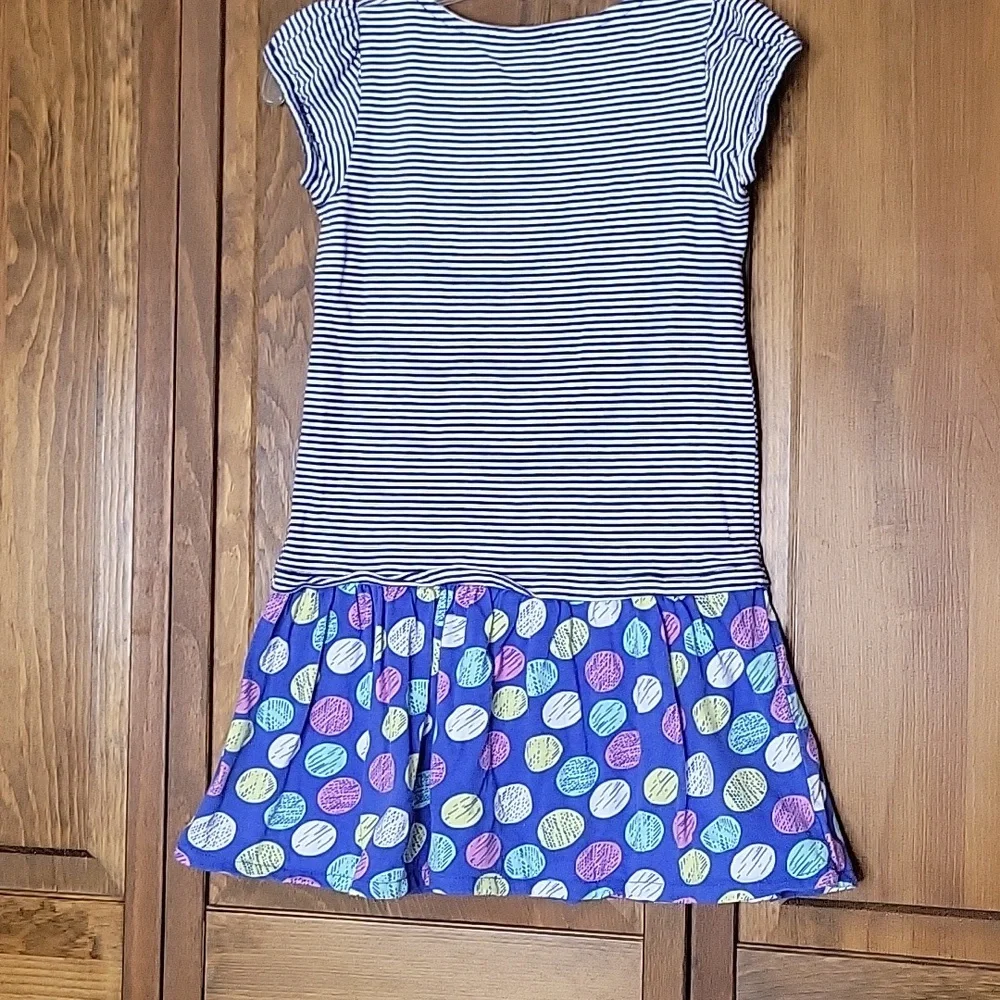 Gymboree Striped and Polka Dot Girls Dress Sz 7